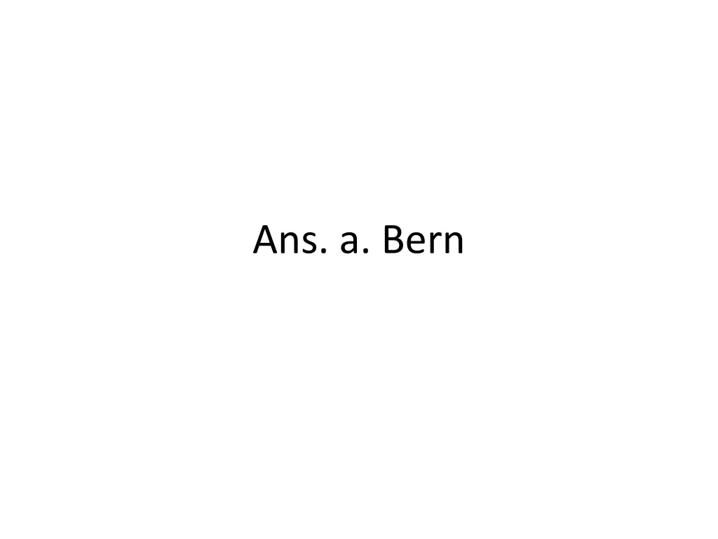 ans a bern