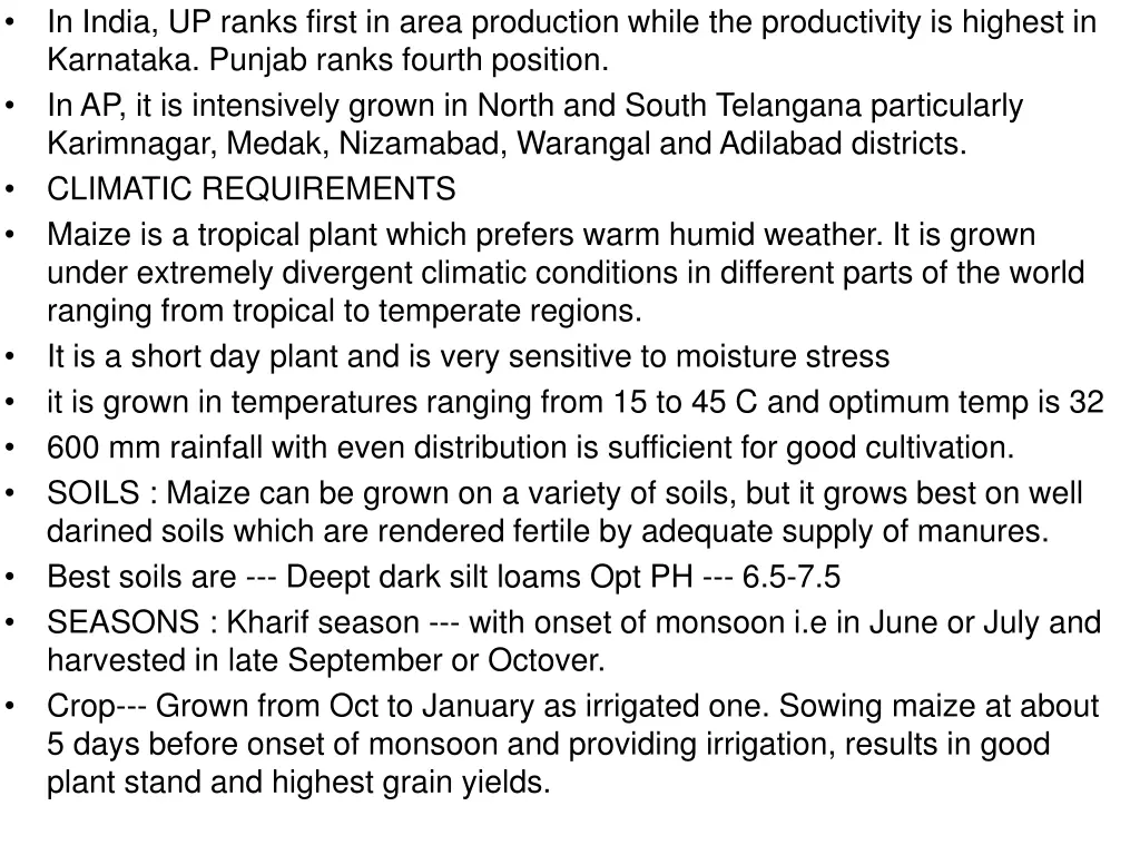 in india up ranks first in area production while