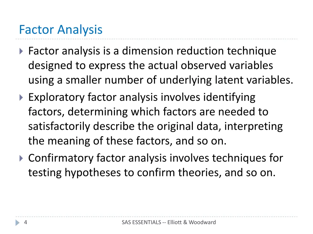 factor analysis