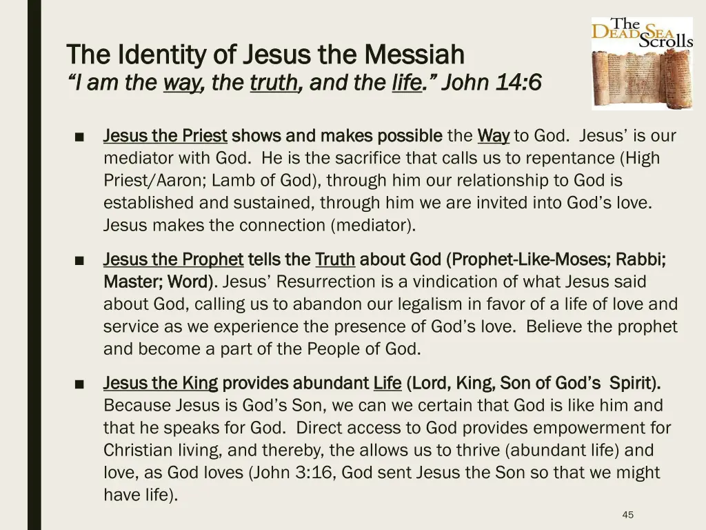 the identity of jesus the messiah the identity