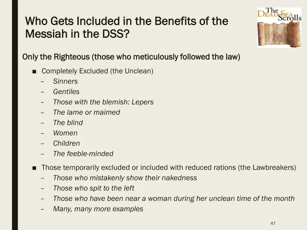 who gets included in the benefits of the who gets