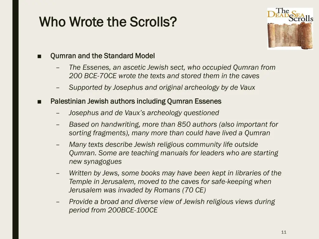 who wrote the scrolls who wrote the scrolls