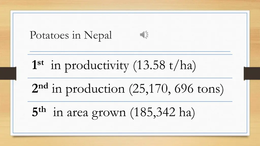 potatoes in nepal