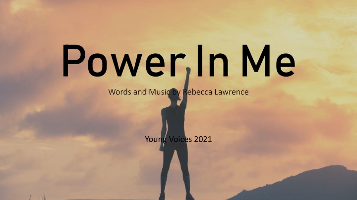 power in me words and music by rebecca lawrence