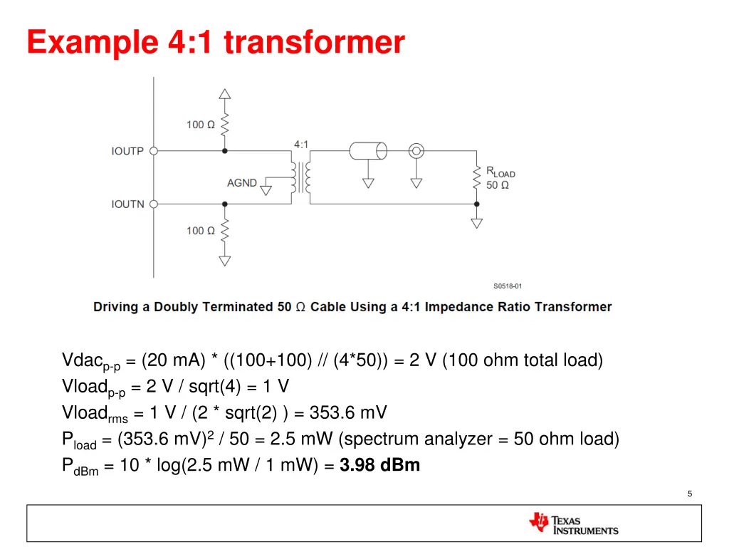 example 4 1 transformer