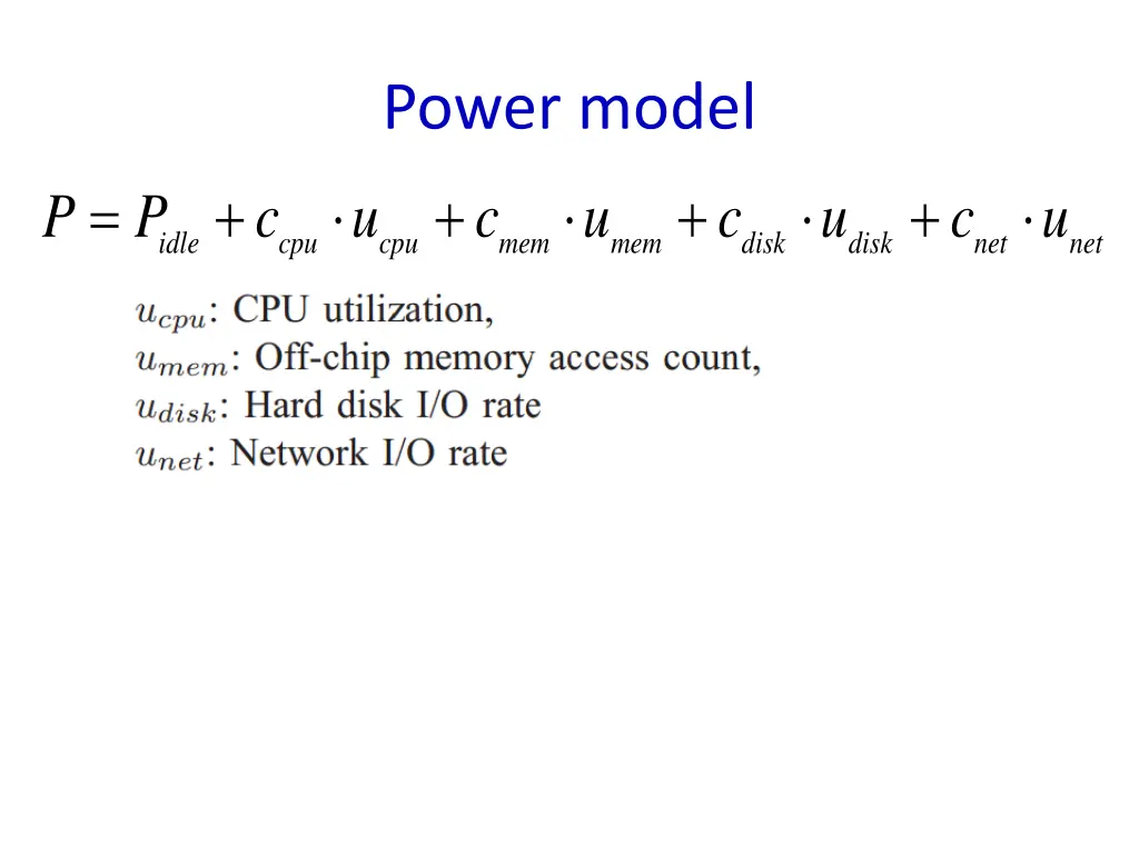 power model