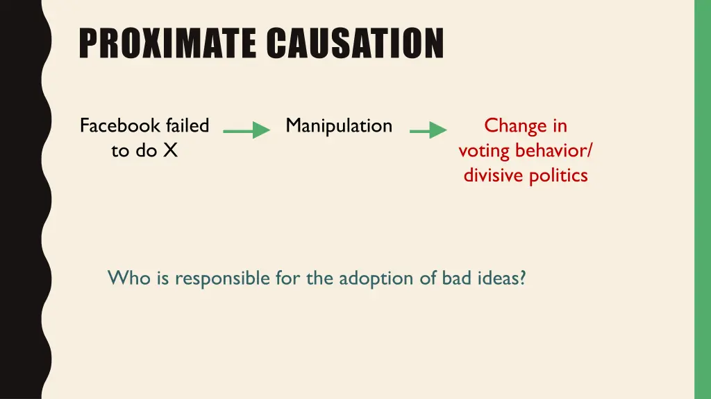 proximate causation