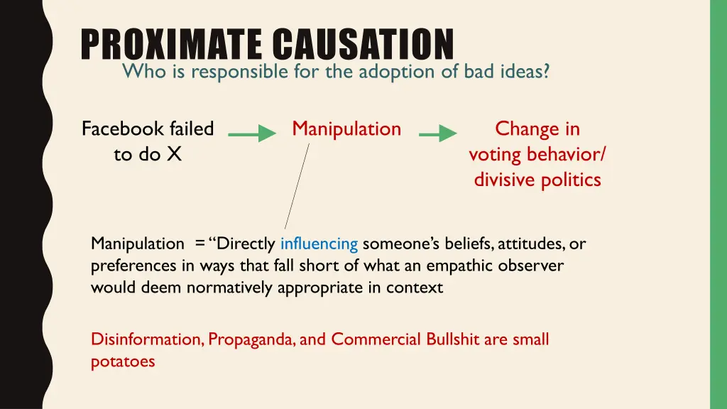 proximate causation who is responsible 1