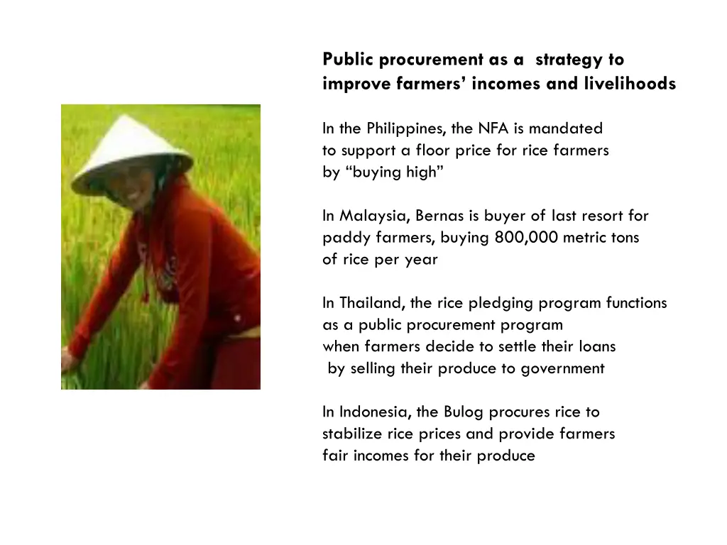 public procurement as a strategy to improve