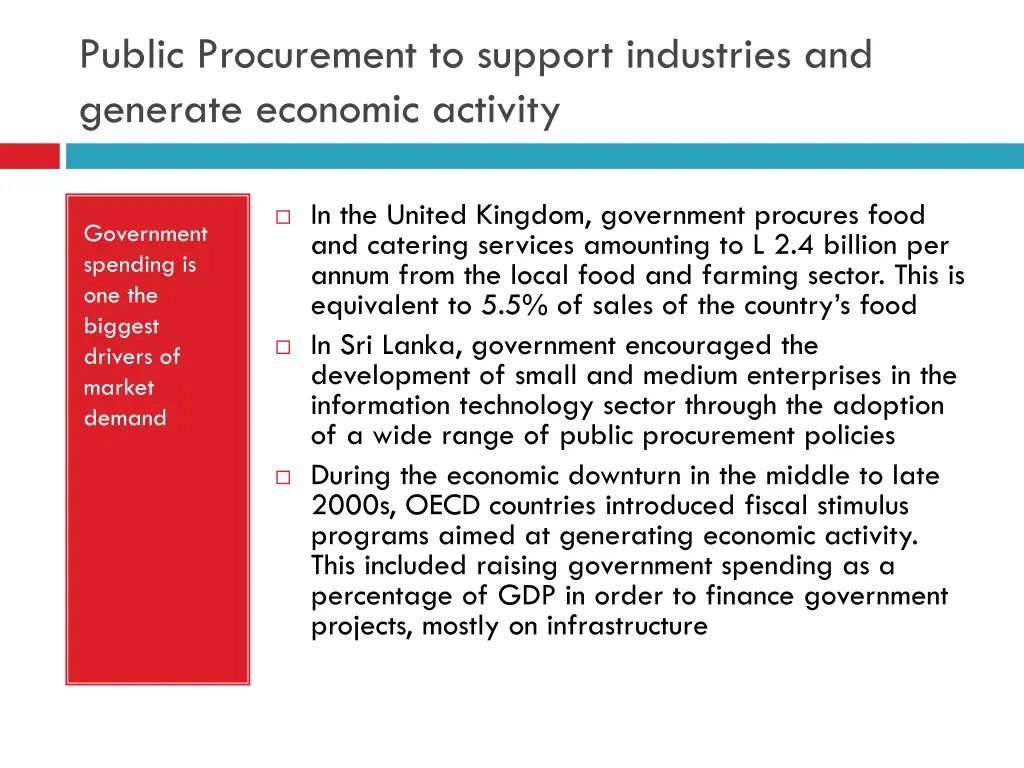 public procurement to support industries 1