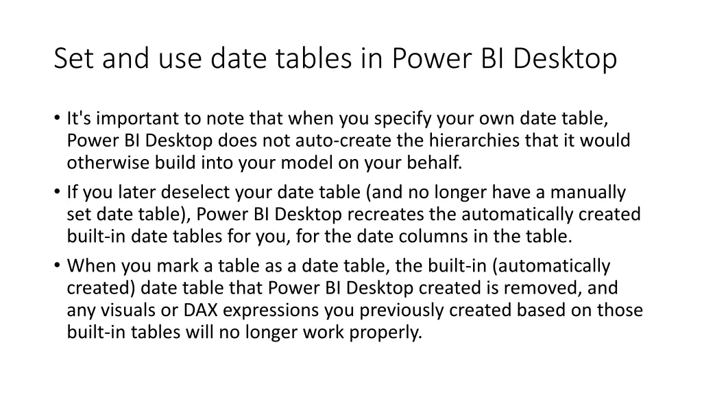 set and use date tables in power bi desktop 2