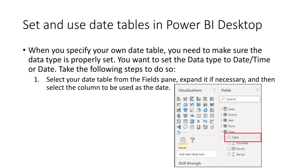 set and use date tables in power bi desktop 3