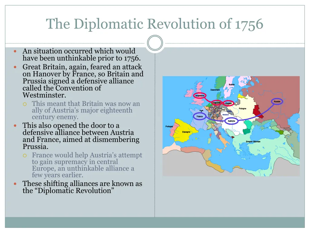 the diplomatic revolution of 1756