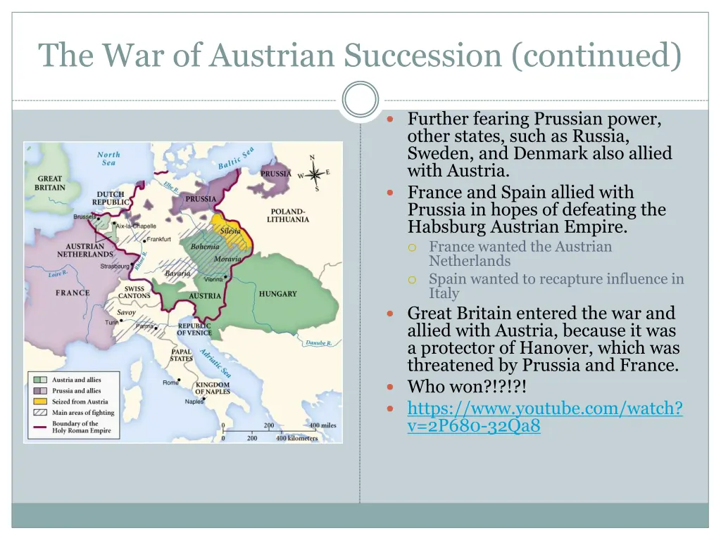 the war of austrian succession continued