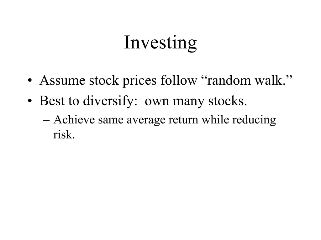 investing