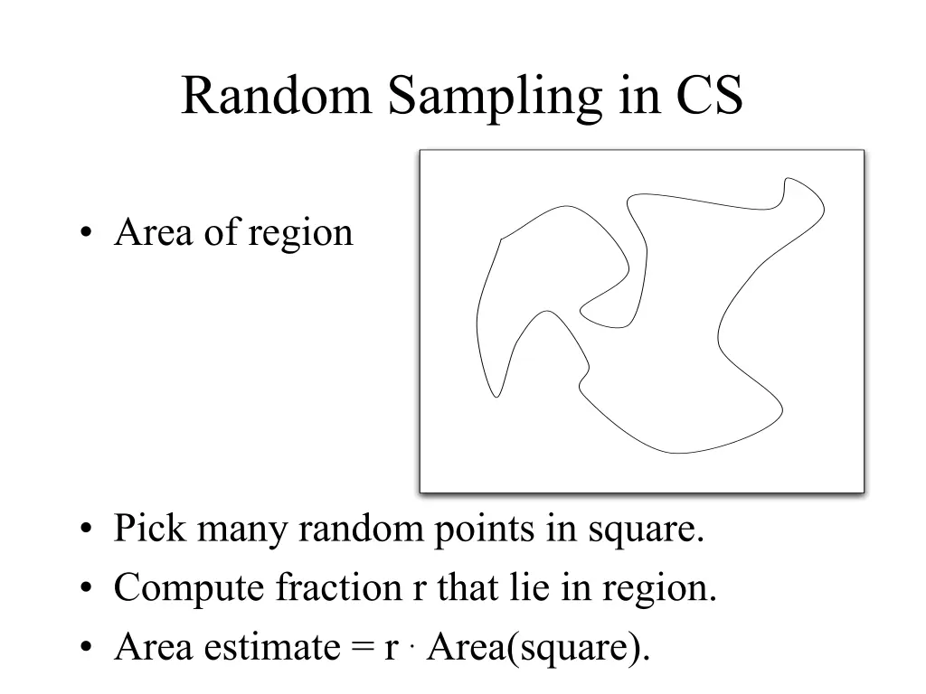 random sampling in cs