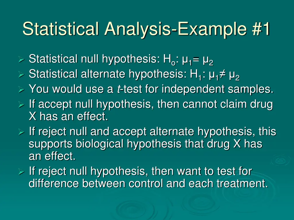 statistical analysis example 1