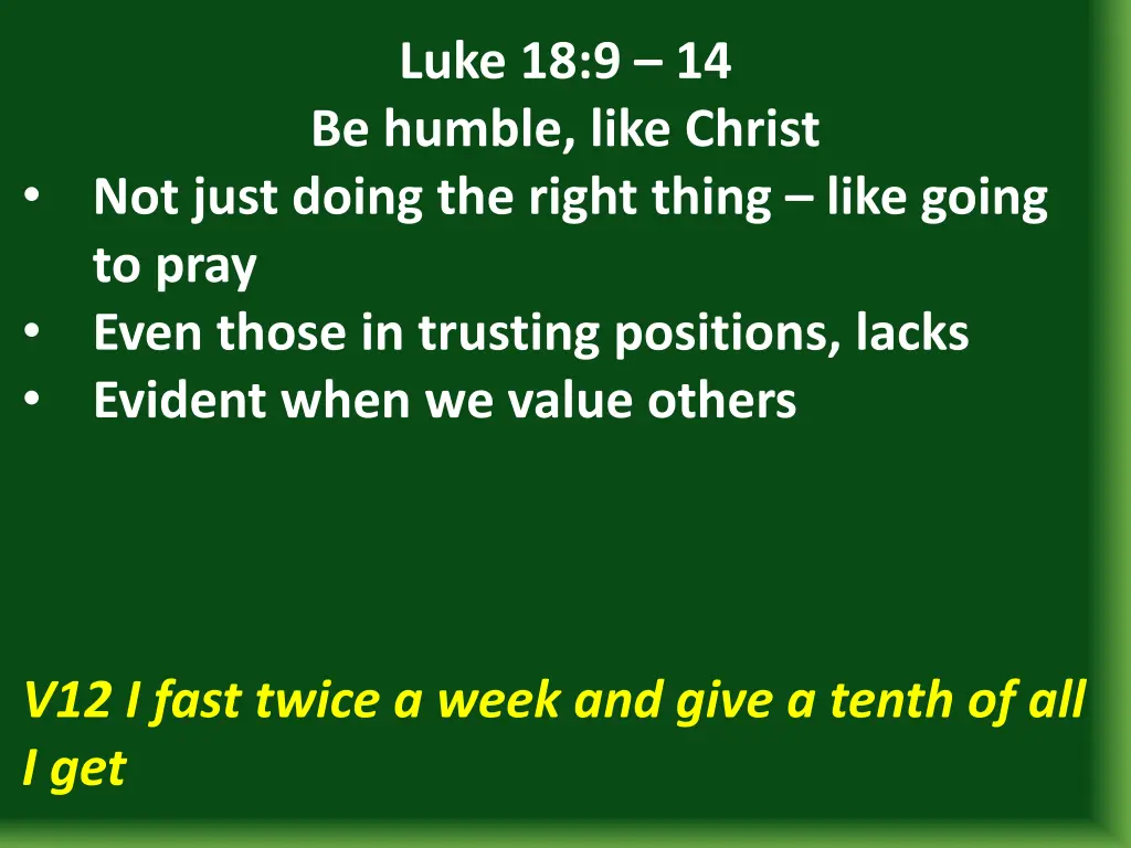 luke 18 9 14 be humble like christ 6