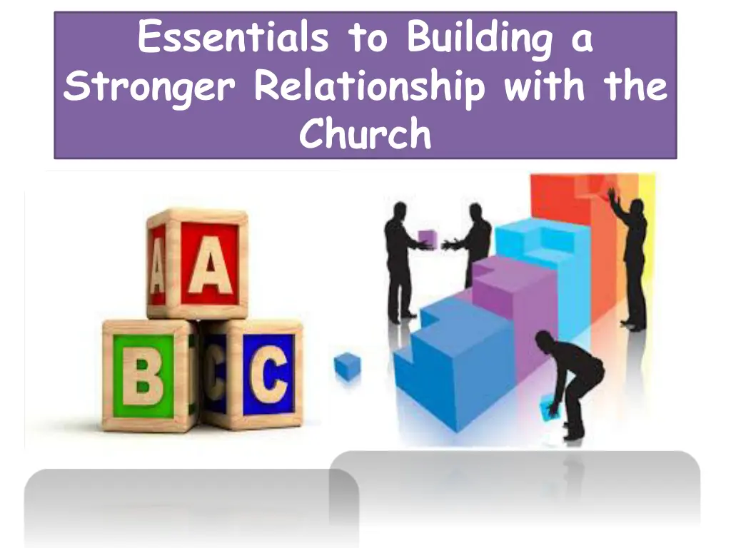 essentials to building a stronger relationship