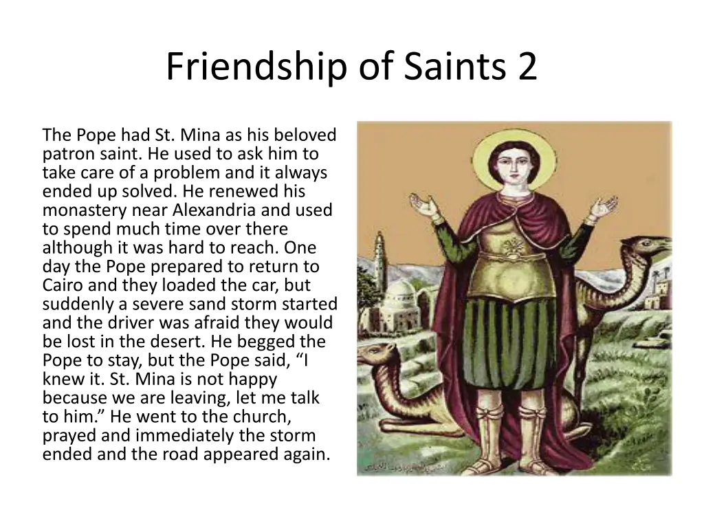 friendship of saints 2