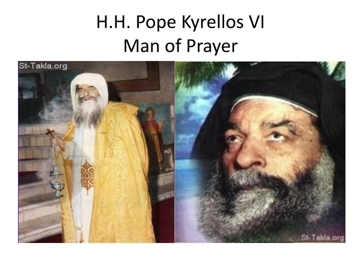 h h pope kyrellos vi man of prayer