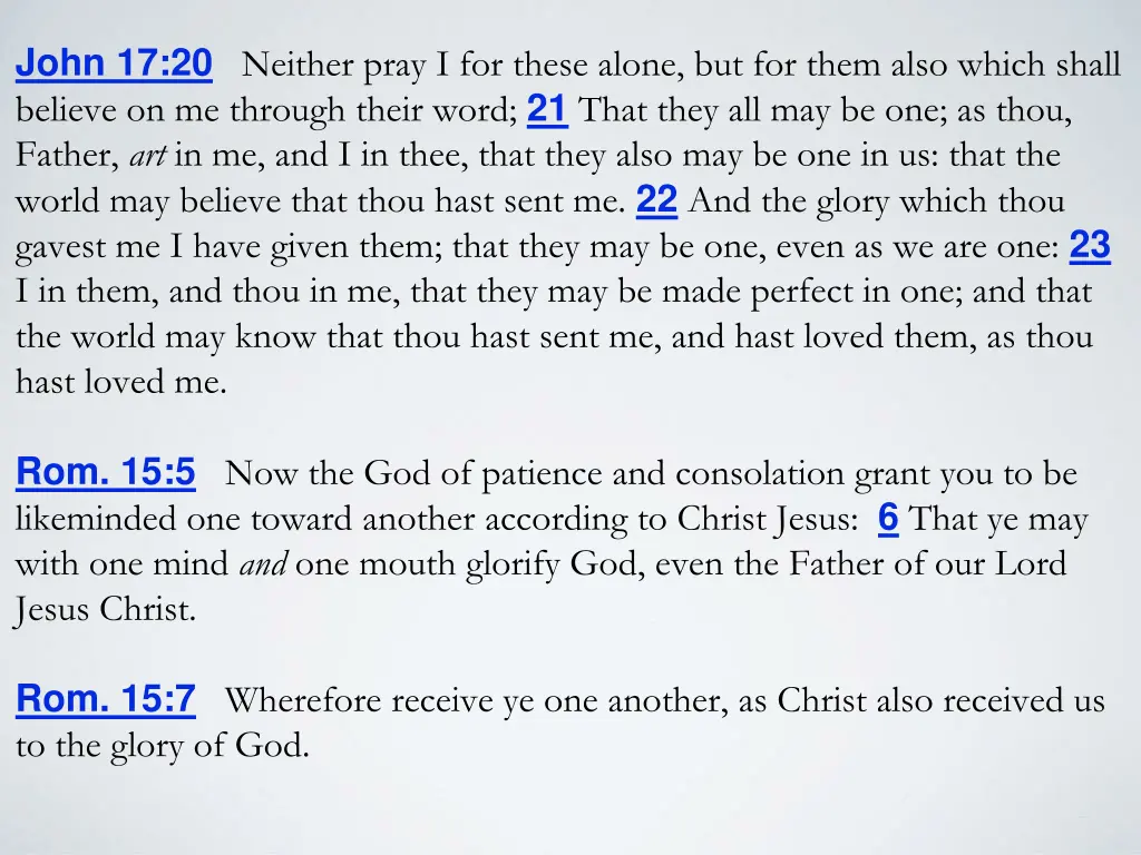 john 17 20 neither pray i for these alone