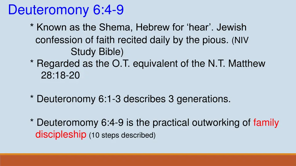 deuteromony 6 4 9 known as the shema hebrew