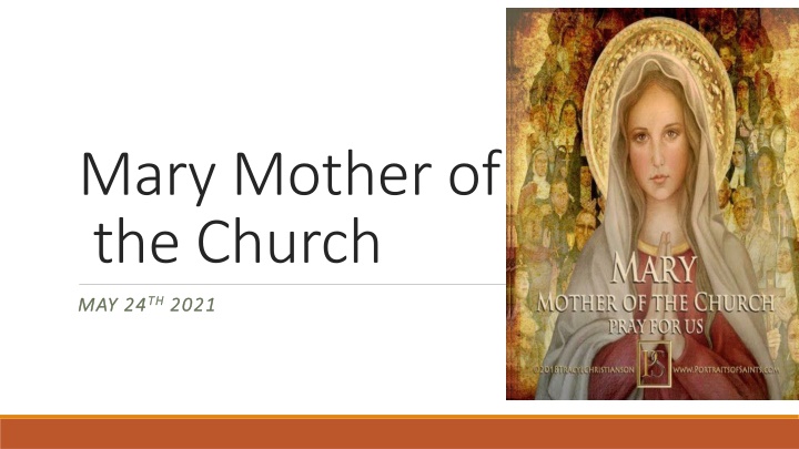 mary mother of the church