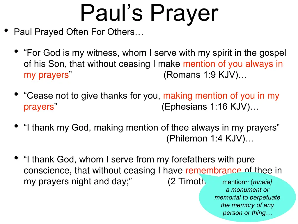 paul s prayer 1