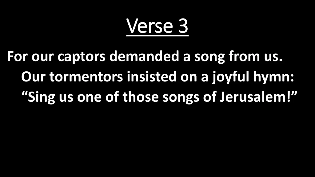 verse 3 verse 3