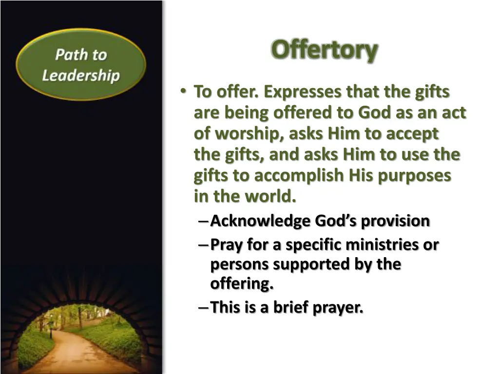 offertory