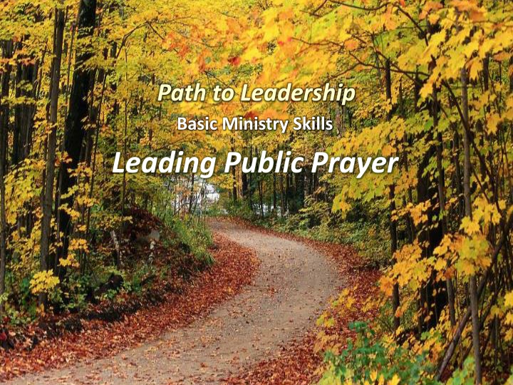 path to leadership basic ministry skills leading