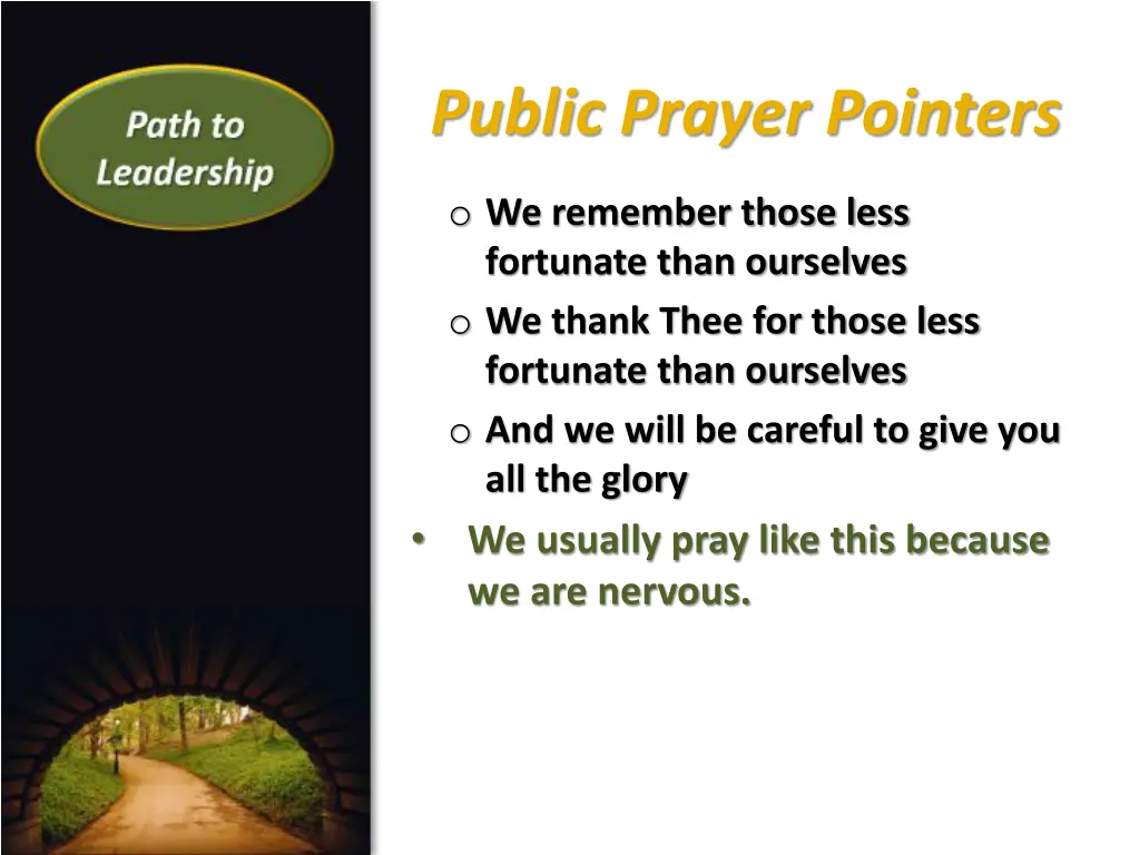 public prayer pointers 1