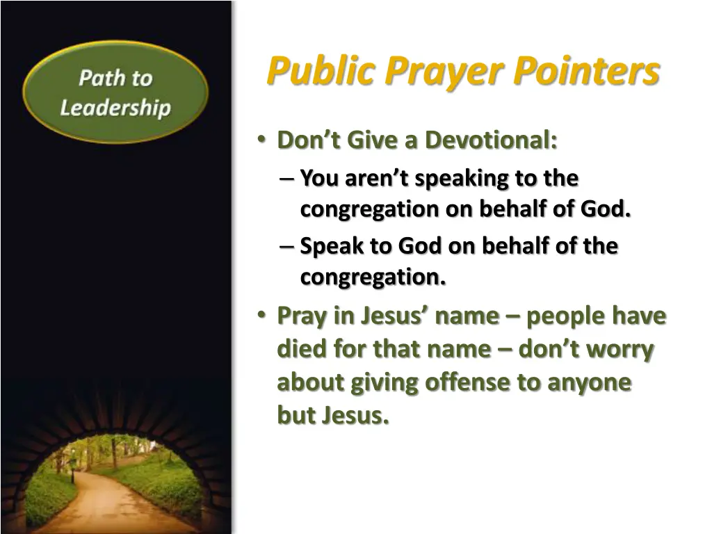 public prayer pointers 5