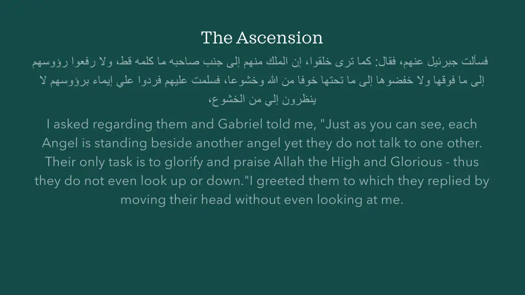 the ascension 8