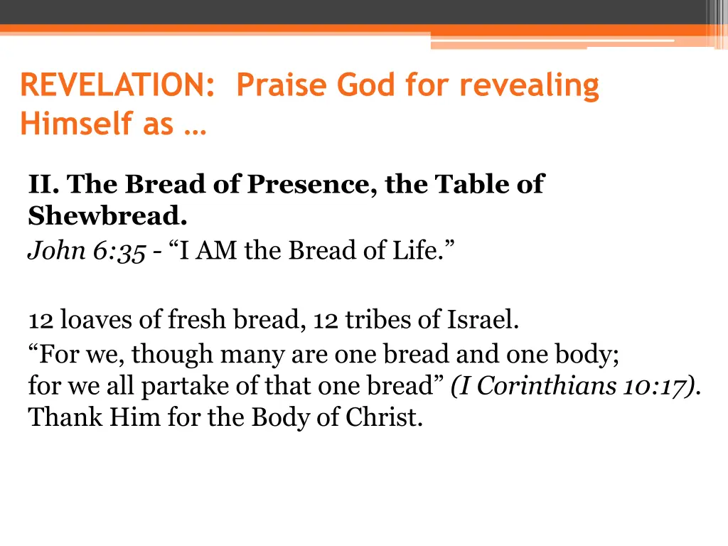 revelation praise god for revealing himself as