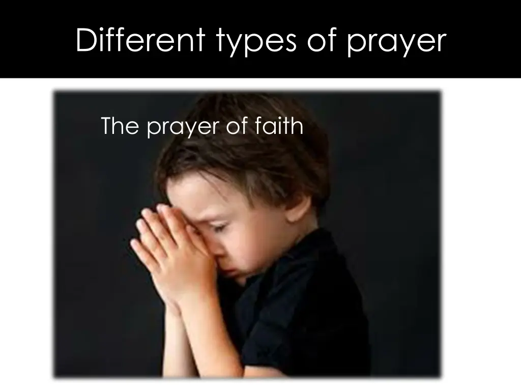 different types of prayer