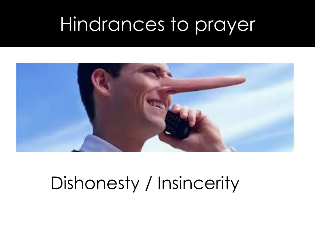 hindrances to prayer 2