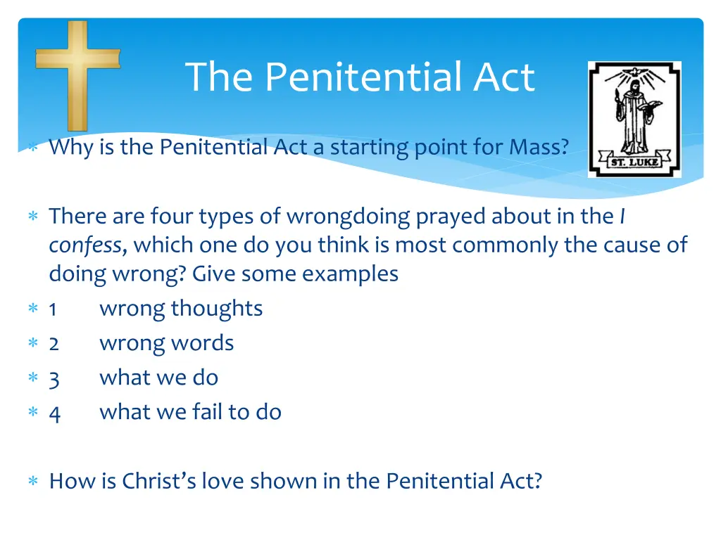 the penitential act 1