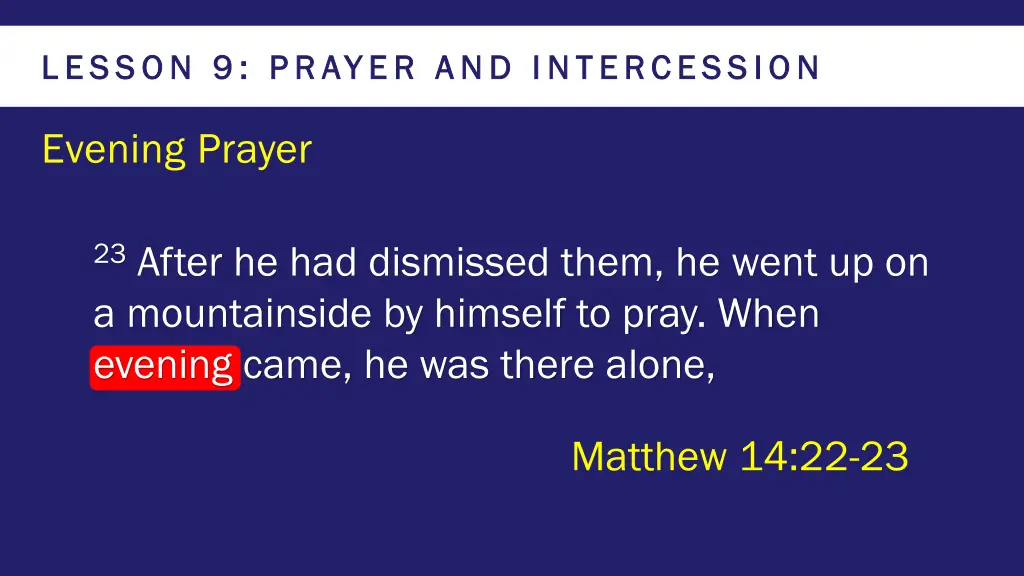 lesson 9 prayer and intercession lesson 9 prayer 1