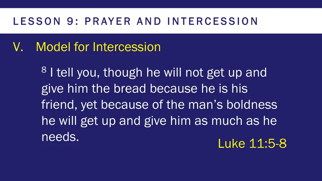 lesson 9 prayer and intercession lesson 9 prayer 16