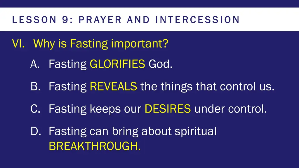 lesson 9 prayer and intercession lesson 9 prayer 20