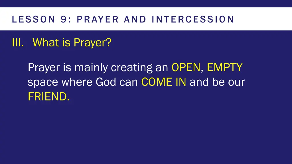 lesson 9 prayer and intercession lesson 9 prayer 7