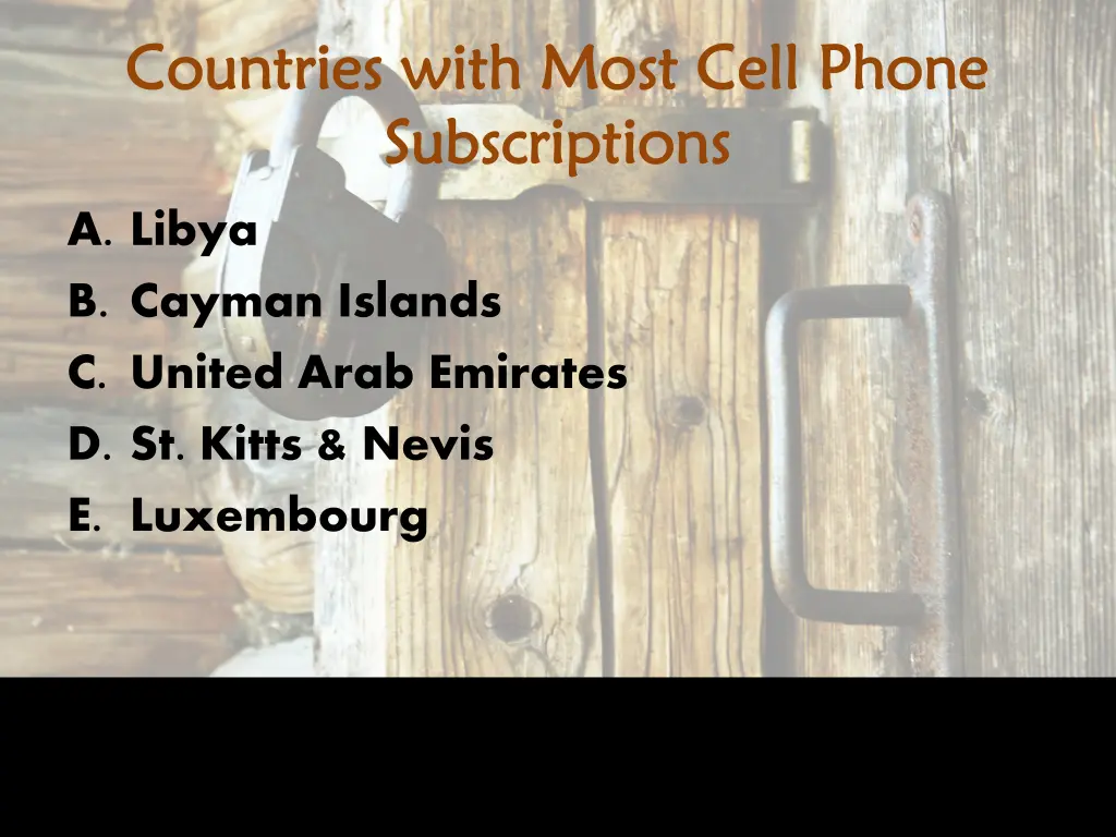 countries with most cell phone countries with