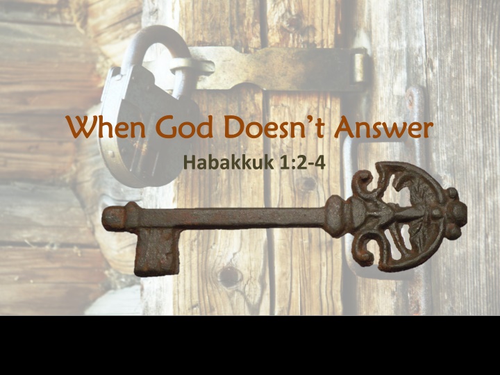 when god doesn t answer when god doesn t answer