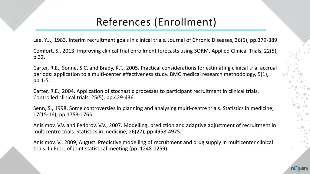 references enrollment