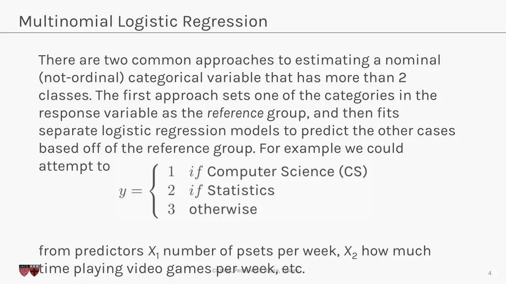 multinomial logistic regression 1