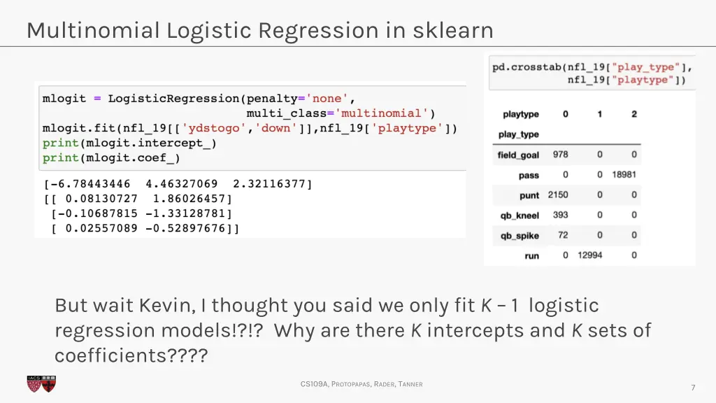 multinomial logistic regression in sklearn