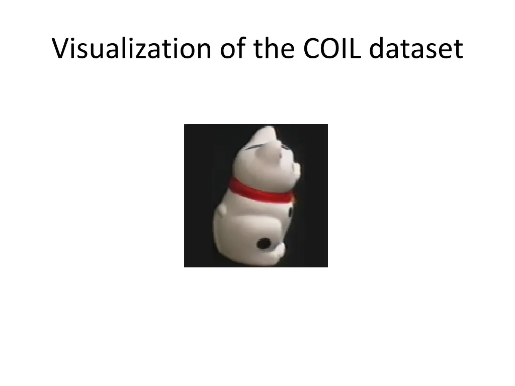 visualization of the coil dataset 13