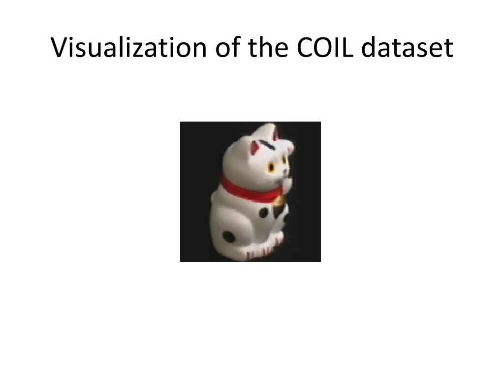 visualization of the coil dataset 15